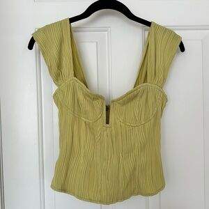 White Fox Bustier Style Women's Top